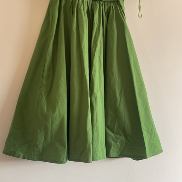 NWT Abercrombie Cotton Poplin Puff Sleeve Dress XS - Picture 9 of 9